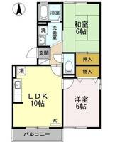 ファミーユタイチ A棟301の間取り