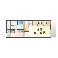 レオパレスはばたけⅡ105の間取り