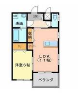 みゆきガーデン202の間取り