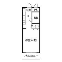 東福山駅前ビル0706の間取り