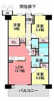 物件の間取り画像