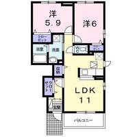 ブリエ・ルーチェ0102の間取り