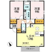 サンモール川口 C棟0102の間取り