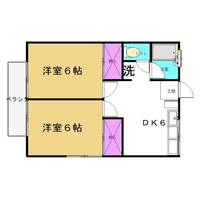 大門ハイツⅠ101の間取り