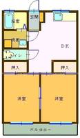 メゾン松本202の間取り