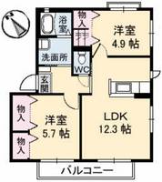 物件の間取り画像