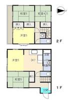 神奈川県平塚市西真土1-5-18(一戸建)の賃貸物件の間取り