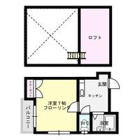 クレセント英の間取り