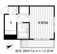 メゾンシガ202の間取り