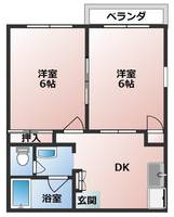 シオン花咲203の間取り