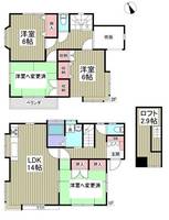 埼玉県加須市南町13-50(一戸建)の賃貸物件の間取り