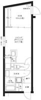 GENOVIA池袋205の間取り