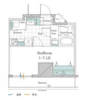 ガリシア大塚South1102の間取り
