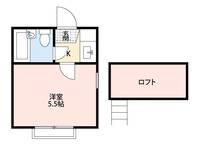 コーポ巣鴨 A棟101の間取り