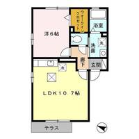 ボンヌ・シャンス101の間取り