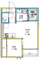 G-smart横手202の間取り