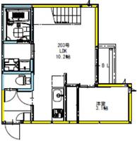 GRANDTIC COMRADE (コムレッド)203の間取り