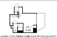 ディアレイシャス蒲田Ⅱ502の間取り