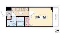 古淵グローバルハウス502の間取り