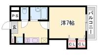 ジュネス神屋町の間取り