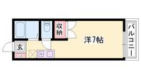サニーハイツ新在家103の間取り