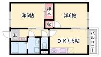 クリサンテピーヌスB202の間取り