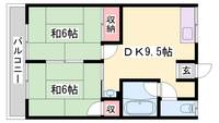 アークヒルズ201の間取り