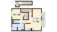 セジュールAMIKAⅢの間取り