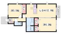 物件の間取り画像