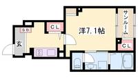 アネモスヒルズ姫路早瀬Ⅰの間取り