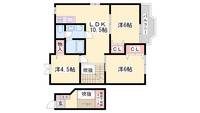 ボヌールロジュマンの間取り