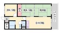 エバーグリーン今宿A棟の間取り