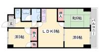 アピア安富204の間取り