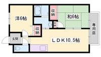 富士ハイツの間取り