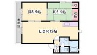 ディアス北新在家の間取り