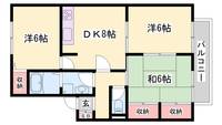 アミティやまとAの間取り