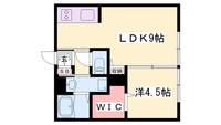 コンフォート双葉A棟203の間取り