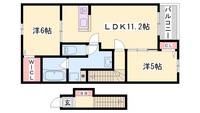 プロムナード壱番館の間取り
