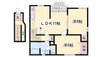 メゾン余部の間取り