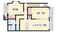 物件の間取り画像