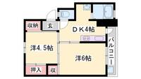 ビレッジハウス十王堂3-207の間取り