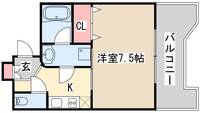 エイペックス神戸みなと元町CoastLineの間取り