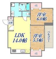 物件の間取り画像