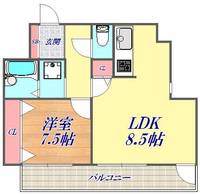 SANKOラフィーネ三宮の間取り