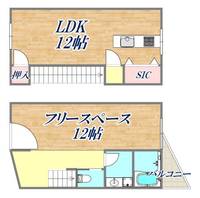 兵庫県神戸市須磨区神撫町2丁目(一戸建)の賃貸物件の間取り