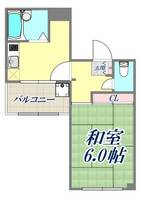 中間東雲ハイツの間取り