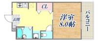 プラーフ湊川の間取り