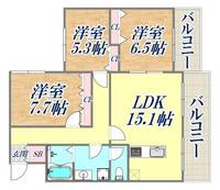 物件の間取り画像