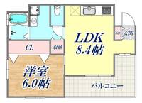 NOBSON霞ヶ丘の間取り