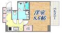GENOVIA神戸湊川公園の間取り